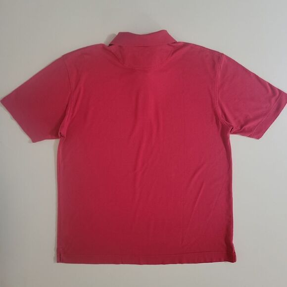 Cutter & Buck CB Drytec Solid Red Mens Short Sleeve Polo - Picture 14 of 14